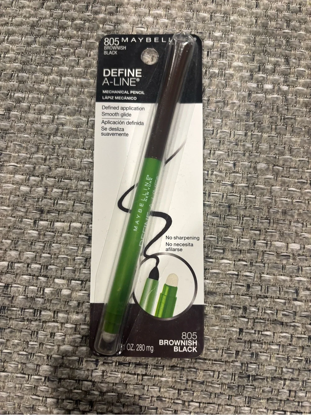 Maybelline 805 Brownish Black Define A-Line Mechanical Pencil